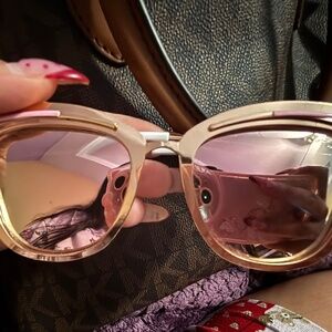 Topfoxx Rosegold Mirror Candy Sunglasses